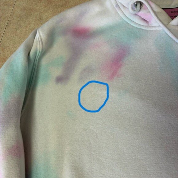 Jeffree Star Pastel Tye Dye Hoodie Size Small - Picture 10 of 16